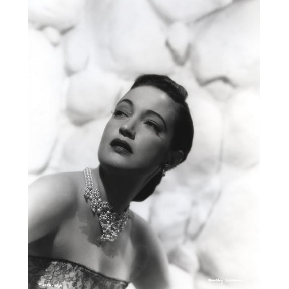 Dorothy Lamour Looking Away in Classic Photo Print (24 x 30)