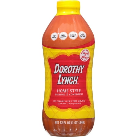 Dorothy Lynch Home Style Dressing and Condiment, 32 fl oz Bottle – Classic Sweet & Tangy Salad Dressing