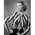 thumbnail image 1 of Dorothy McGuire on Stripe Top sitting and Hand on Waist Photo Print (24 x 30), 1 of 1