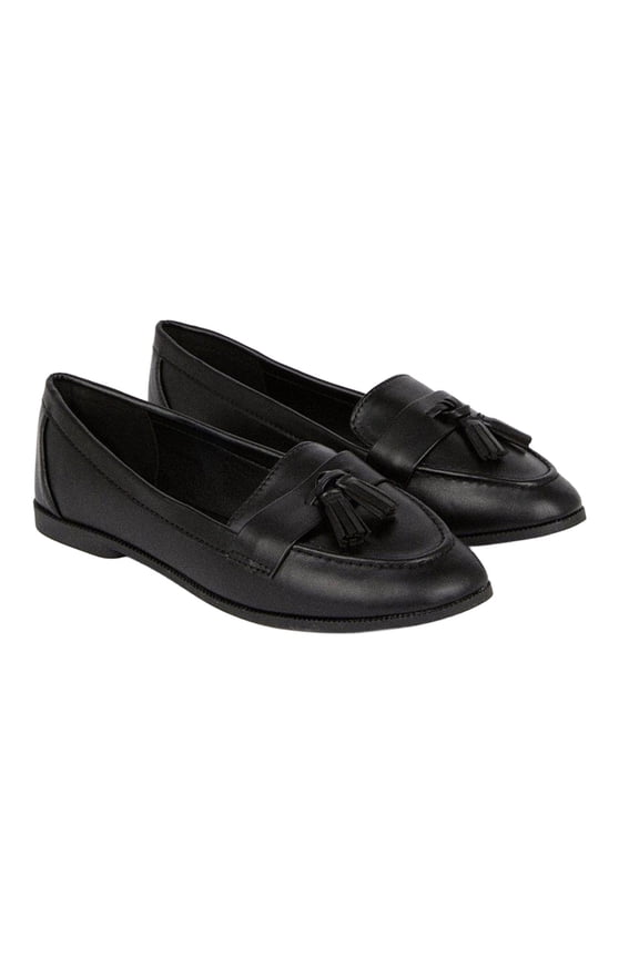 Womens Lennie Tassel Wide Loafers