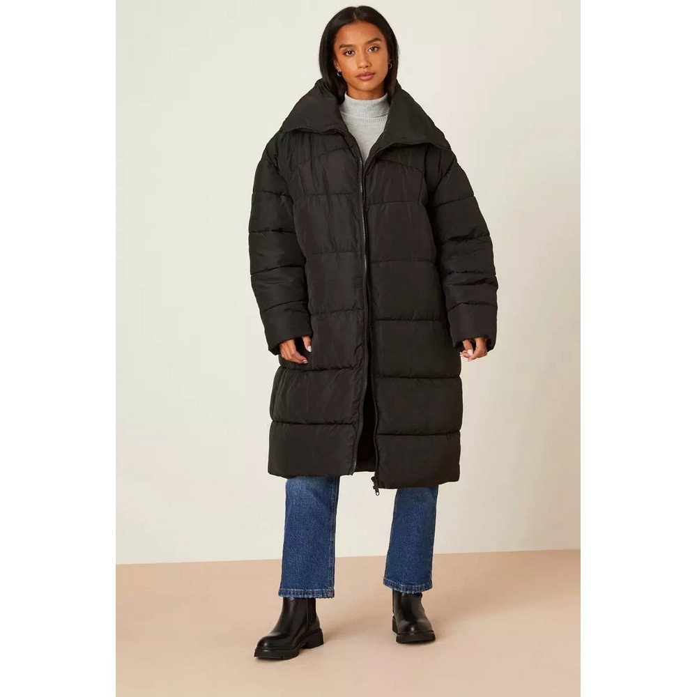 Dorothy perkins black padded coat Clearance