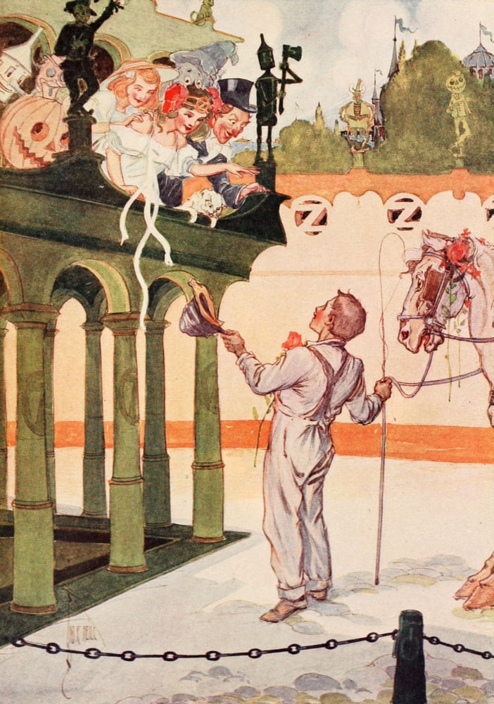Dorothy & the Wizard in Oz 1908 Im much obliged for your kindness Canvas Art - John R Neill (24 x 36)