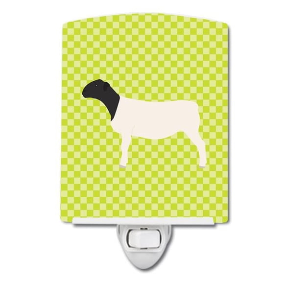 Dorper Sheep Green Ceramic Night Light