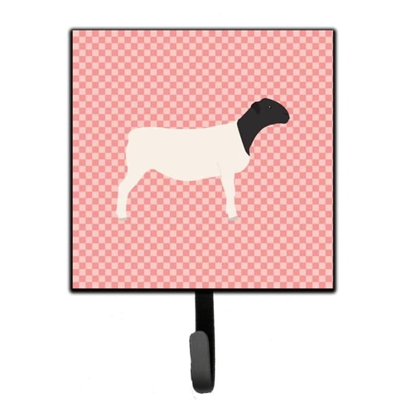 Dorper Sheep Pink Check Leash or Key Holder