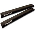 thumbnail image 1 of Dorsal Fins Aero Roof Rack Pads Exterior Automotive Accessories, 2 Packs, Black, 7 oz, 1 of 6