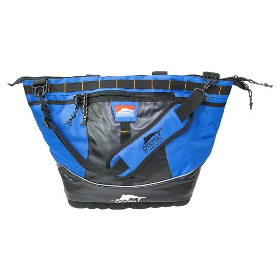 Dorsal Tuff-Tote Soft Cooler Bag w/Replaceable Waterproof & Leakproof Liner Blue Medium - 24L x 16W x 10H - 32QT Capacity