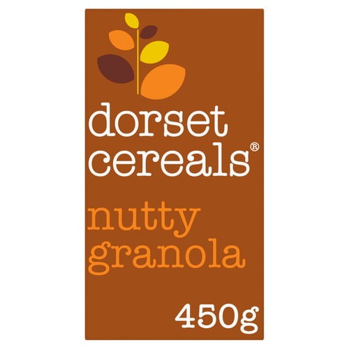 Dorset Cereals Nutty Granola Breakfast Cereal 450g, British Import (Pack of 3)