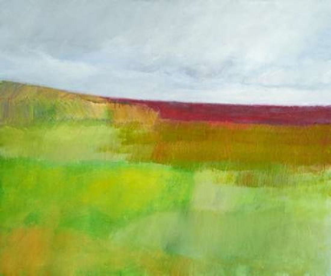 Dorset Green and Red Canvas Art - Skadi Engeln (20 x 24)