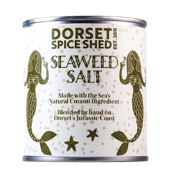 Dorset Spice Shed Sea Salt - Flavoured Salts, Natural Salt Collection with Herbs & Spices, Perfect for Seasoning, Marinading or a Delicious Rub, Great Gift for Cooks (160g, Seaweed)