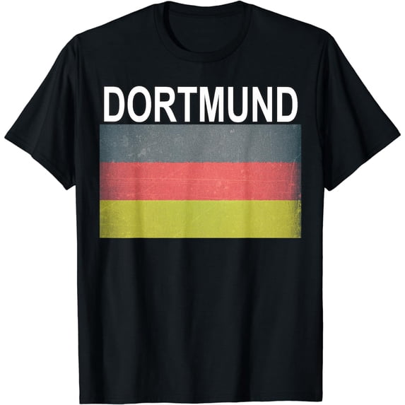 Dortmund Germany Flag Glass-Bead, Glass-Bead-Inspired T-Shirt mens t hirt men,black,women,misfits,journey ,boys
