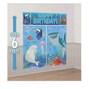 Dory & Nemo Scene Setter Wall Decorating Birthday Party Over 6 Feet Backdrop