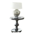 thumbnail image 1 of Dory Round End Table Rustic Brown Wood Accent Table for Living Room and Bedroom, 1 of 3