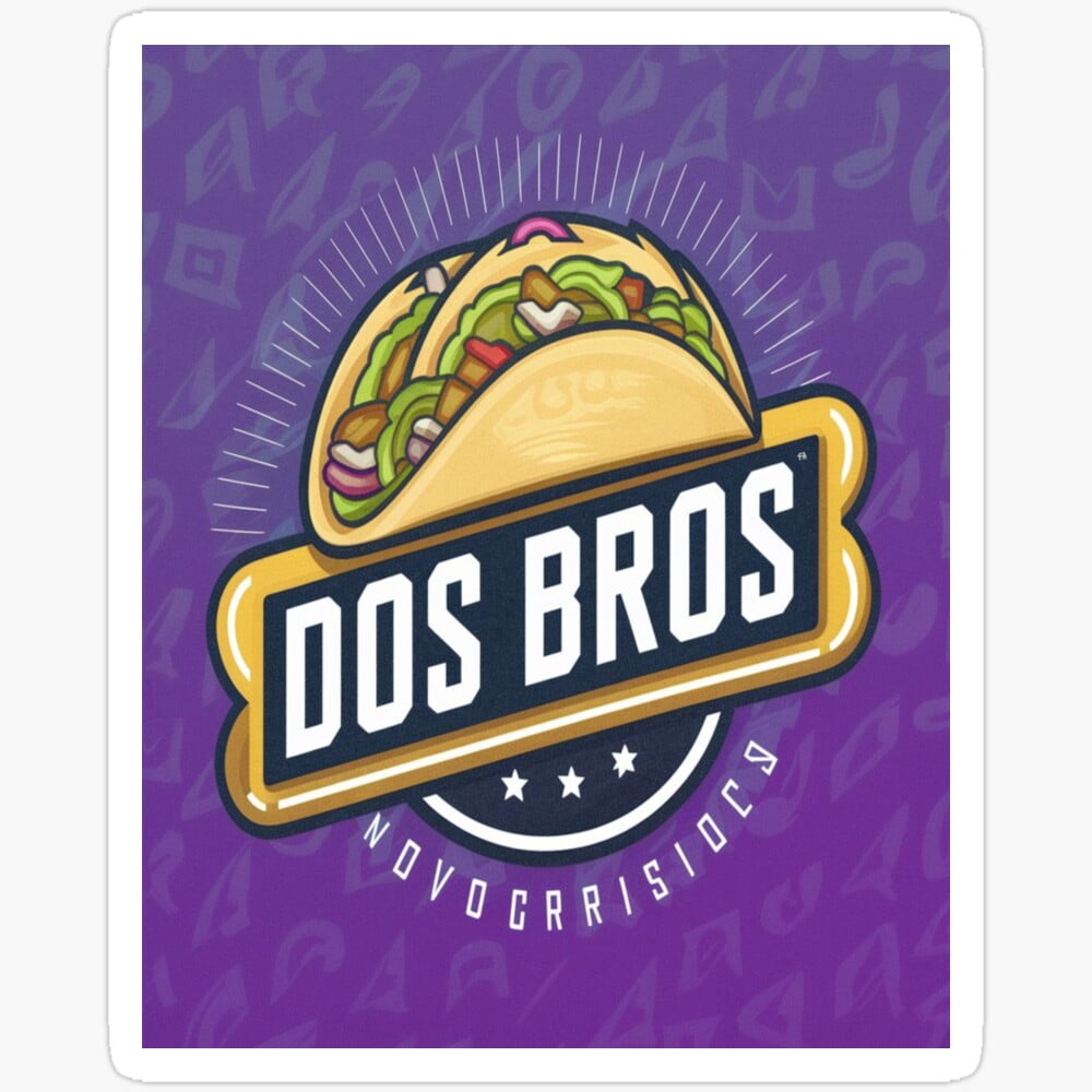 Dos Bros Tacos Sticker Phone Decal Water Bottle Stickers Car Decals ...