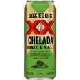 thumbnail image 1 of Dos Equis Chelada Lime & Salt Mexican Lager Beer, Single 24 fl oz Can, 1 of 7