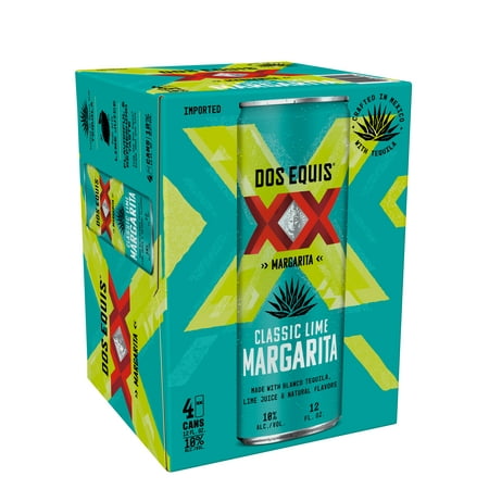 Dos Equis Margarita Classic Lime, 4 Pack, 12 fl oz Cans