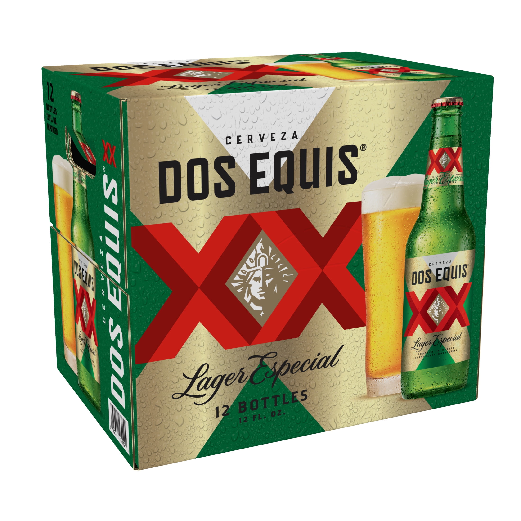 Dos Equis Mexican Lager Beer, 12 Pack, 12 fl oz Bottles