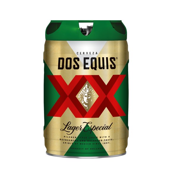 Dos Equis Mexican Lager Beer, 5 Liter Keg