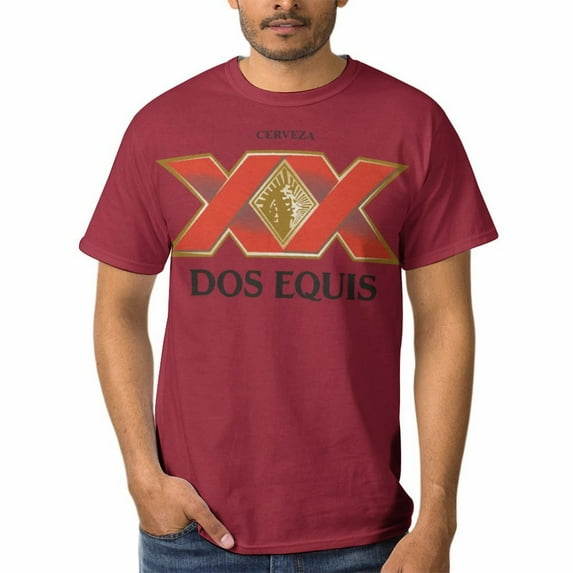Dos Equis T-Shirts for Men Women, Funny Novelty Tee for Adults, Fashion 3D Print Short Sleeve, Unisex Casual Crew Neck Tee