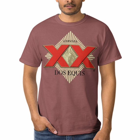 Dos Equis T-Shirts for Men Women, Funny Novelty Tee for Adults, Fashion 3D Print Short Sleeve, Unisex Casual Crew Neck Tee