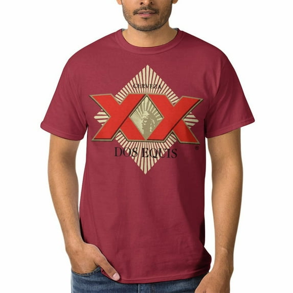 Dos Equis T-Shirts for Men Women, Funny Novelty Tee for Adults, Fashion 3D Print Short Sleeve, Unisex Casual Crew Neck Tee