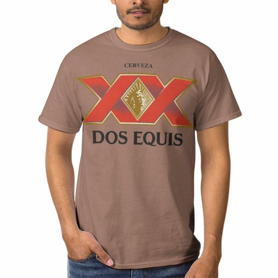 Dos Equis T-Shirts for Men Women, Funny Novelty Tee for Adults, Fashion 3D Print Short Sleeve, Unisex Casual Crew Neck Tee