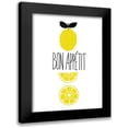thumbnail image 1 of Dos Santos, Bella 12x14 Black Modern Framed Museum Art Print Titled - Bon Appetit Lemons, 1 of 5