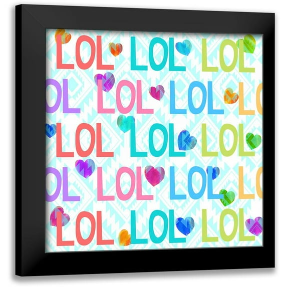 Dos Santos, Bella 15x15 Black Modern Framed Museum Art Print Titled - LOL