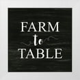 thumbnail image 1 of Dos Santos, Bella 15x15 White Modern Wood Framed Museum Art Print Titled - Farm To Table, 1 of 4