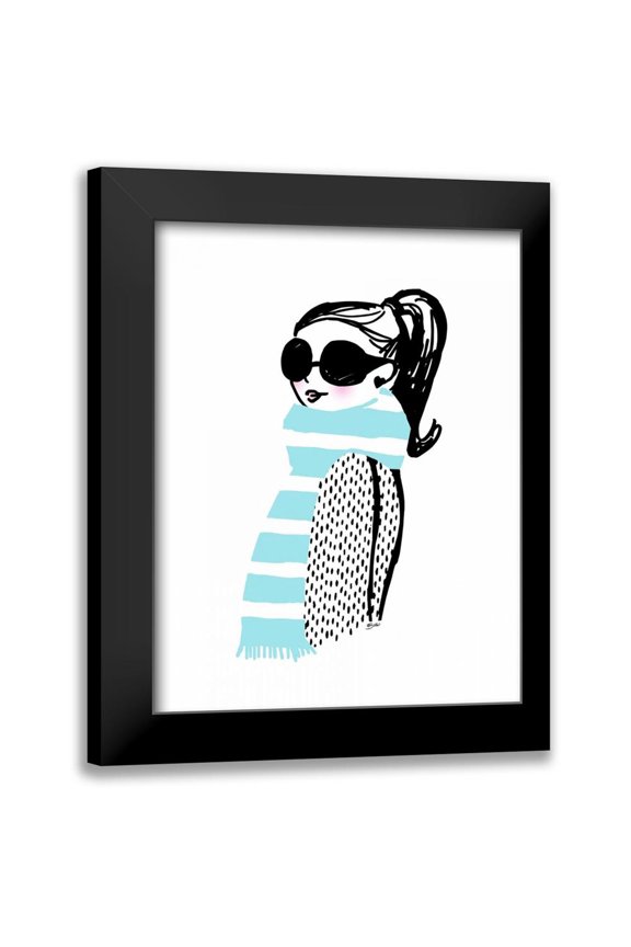 Dos Santos, Bella 19x24 Black Modern Framed Museum Art Print Titled - Paulette