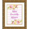 thumbnail image 1 of Dos Santos, Bella 19x24 Gold Ornate Wood Framed with Double Matting Museum Art Print Titled - Little Blossom, 1 of 4