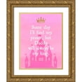 thumbnail image 1 of Dos Santos, Bella 19x24 Gold Ornate Wood Framed with Double Matting Museum Art Print Titled - Someday?, 1 of 4