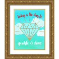 thumbnail image 1 of Dos Santos, Bella 19x24 Gold Ornate Wood Framed with Double Matting Museum Art Print Titled - Sparkle and Shine, 1 of 4