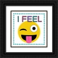 thumbnail image 1 of Dos Santos, Bella 20x20 Black Ornate Wood Framed with Double Matting Museum Art Print Titled - I Feel Silly, 1 of 4