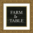 thumbnail image 1 of Dos Santos, Bella 20x20 Gold Ornate Wood Framed with Double Matting Museum Art Print Titled - Farm To Table, 1 of 4