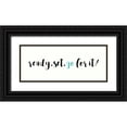 thumbnail image 1 of Dos Santos, Bella 24x12 Black Ornate Wood Framed with Double Matting Museum Art Print Titled - Ready, Set, Go For it!, 1 of 4
