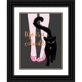 thumbnail image 1 of Dos Santos, Bella 25x32 Black Ornate Wood Framed with Double Matting Museum Art Print Titled - Catwalk, 1 of 4