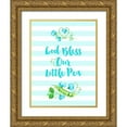 thumbnail image 1 of Dos Santos, Bella 25x32 Gold Ornate Wood Framed with Double Matting Museum Art Print Titled - Little Pea, 1 of 4