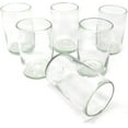 thumbnail image 1 of Dos Suenos Hand Blown Mexican Drinking Glasses  Set of 6 Natural Clear Glasses 14 oz each, 1 of 9