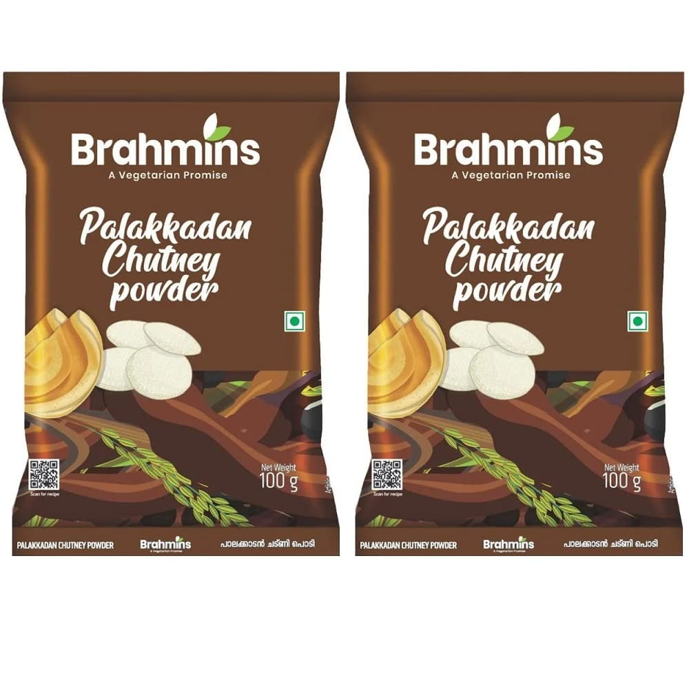 Dosa Idli Palakkadan Chutney Powder Brahmins 200gms PACK OF 2