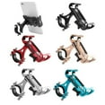 thumbnail image 1 of Dosaele 360° Aluminum Motorcycle Bike Bicycle For MTB GPS Cell Phone Holder Mount Gray, 1 of 2