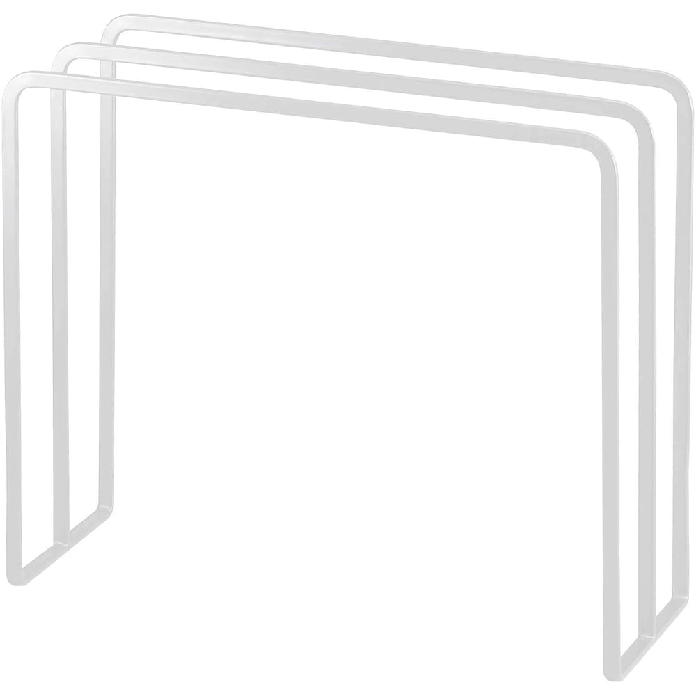 White Steel Water-Resistant Freestanding Dishcloth Hanger