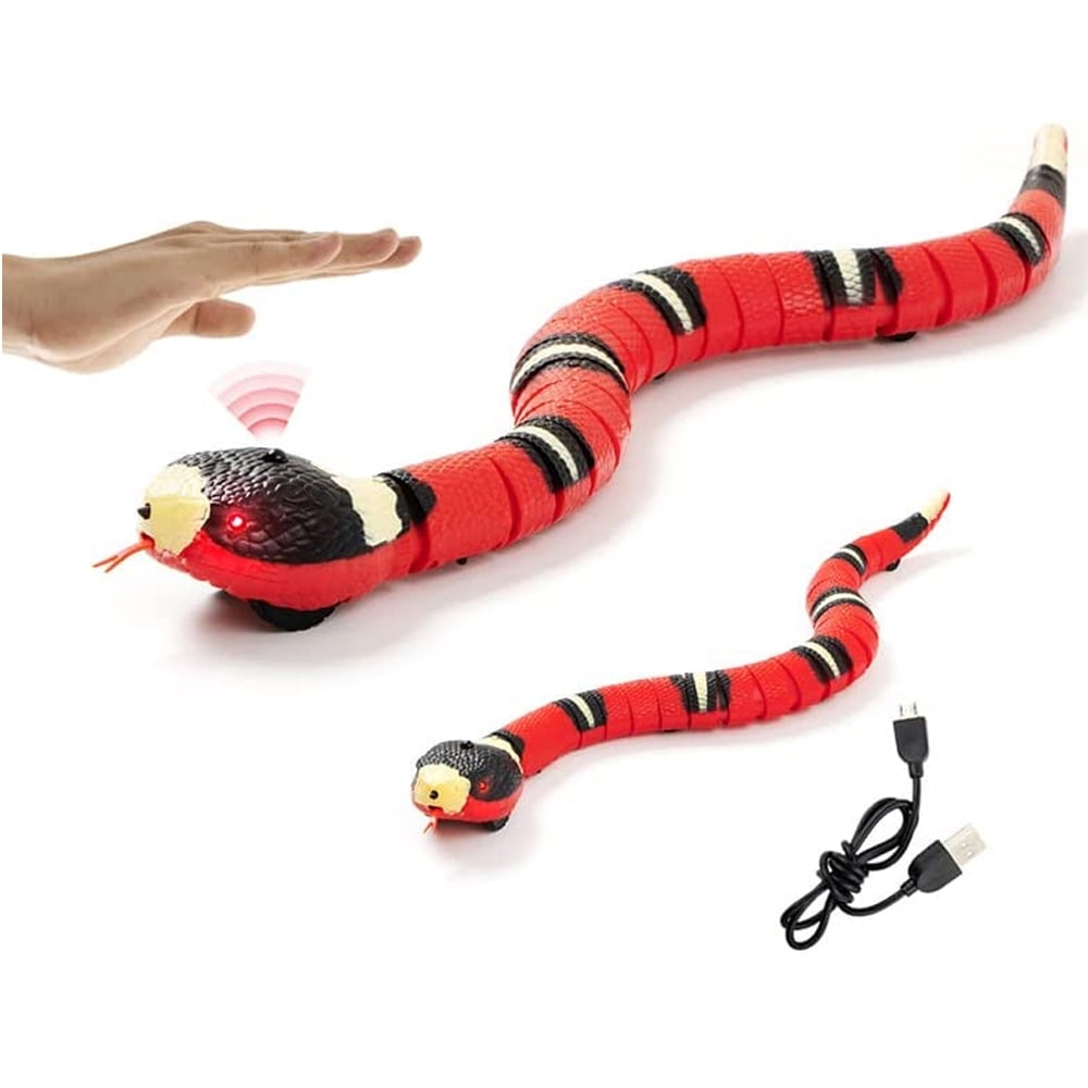 Dosaele Electric Snake Toy Smart Sensor Snake Toy with USB Rechargeable Snake Snake Toy for Cats Snake Toy Moving Snake Toy for Cat Walmart