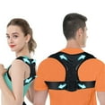 thumbnail image 1 of Dosaele Posture Corrector for Men And Women,Upper Back Brace For Clavicle Support,Adjustable Back Straightener And Providing Pain Relief From Neck,Back Shoulder,Fit 37-49'', 1 of 2
