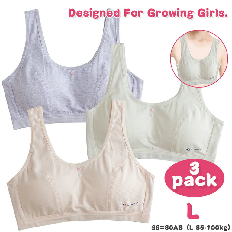 Girls' Bras Developmental Vests Pure Cotton 12-16 Years Old Girls
