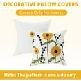 thumbnail image 1 of Dosaele Set of 2 Decorative Throw Pillow Covers Pillowcase Soft Square Cushion Case Couch Sofa Bed Bedroom Living Room, 1 of 2