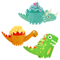 thumbnail image 1 of Dosaele Watercolor Dinosaur Party Cupcake Wrappers - 48 PCS Dino Birthday Party Supplies for Kids Boys Dinosaur Theme Cupcake Decorations Cake Table Decor, 1 of 2