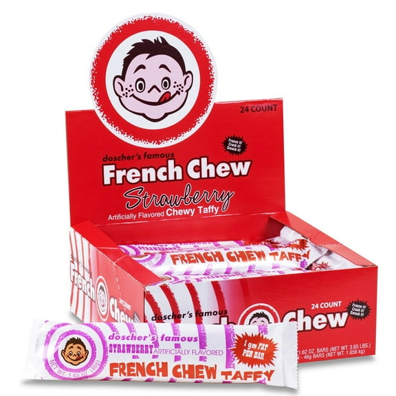 Doscher's Famous Strawberry Flavored French Chew Taffy - 1.5 oz