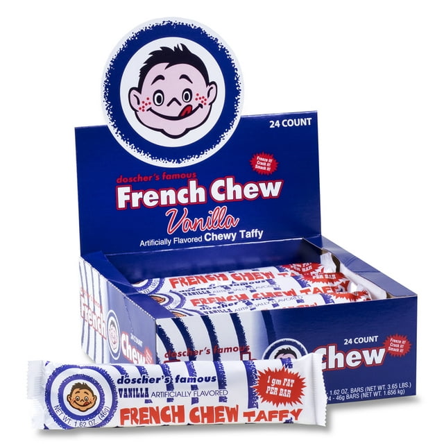 Doscher's Famous, Vanilla French Chews Taffy, 1.6 Oz, 24 Count ...