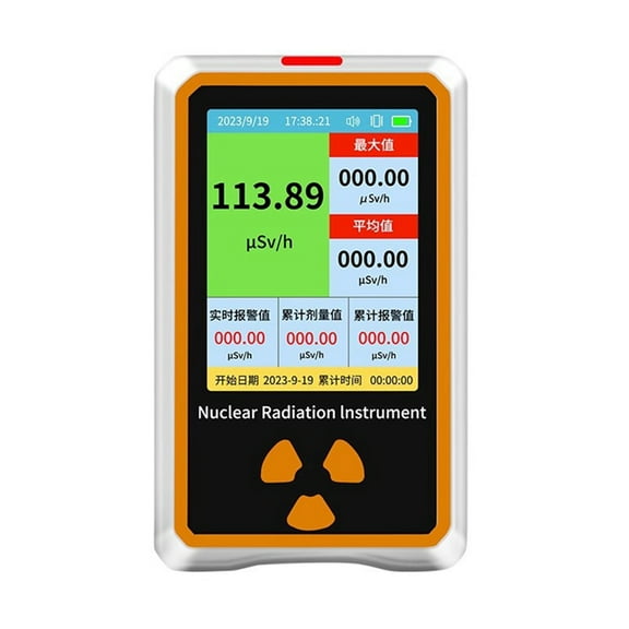 Dosimeter Radiation Marble Detector Geiger Counter Ionizing Radiation X-Ray Detect Electromagnetic Dose Alarms