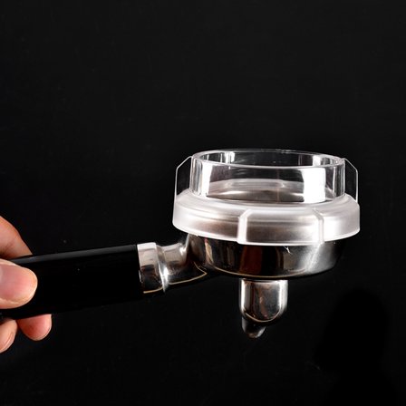 Dosing Funnel Eco-friendly Heat Resistant PP Coffee Grinder Portafiler Ring for 58mm Coffee Portafilter Handle